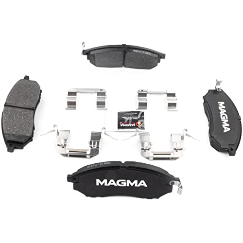 MAGMA Premium PMD888M Semi-Metallic Brake Pads, Front