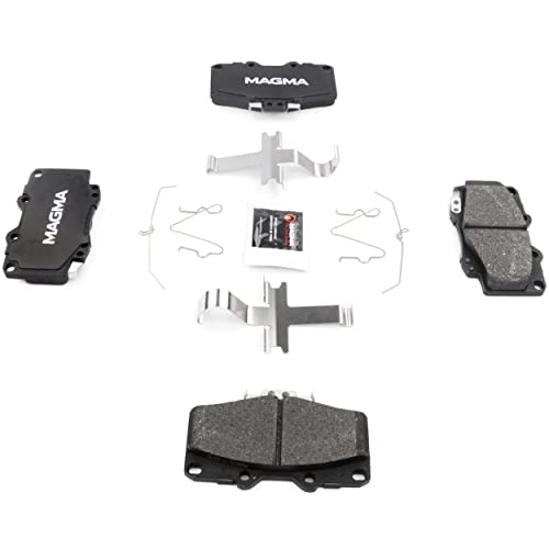 MAGMA Premium PMD436M Semi-Metallic Brake Pads, Front