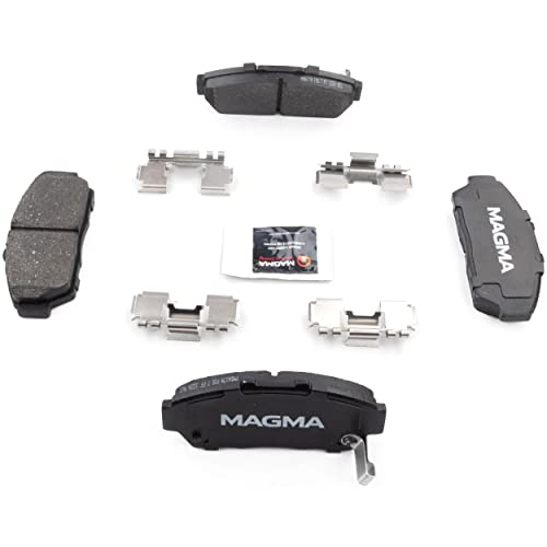 MAGMA Premium PMD617M Semi-Metallic Brake Pads, Front