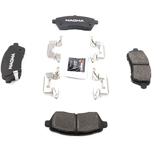 MAGMA Premium PMD1454AM Semi-Metallic Brake Pads, Front