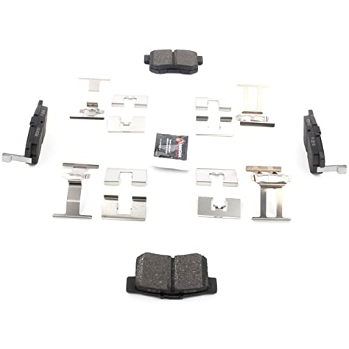 MAGMA Premium PMD537M Semi-Metallic Brake Pads, Rear