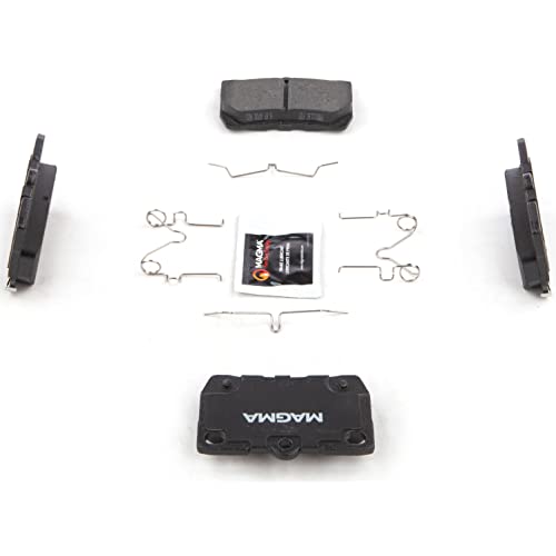 MAGMA Premium PMD1113C Ceramic Brake Pads, Rear