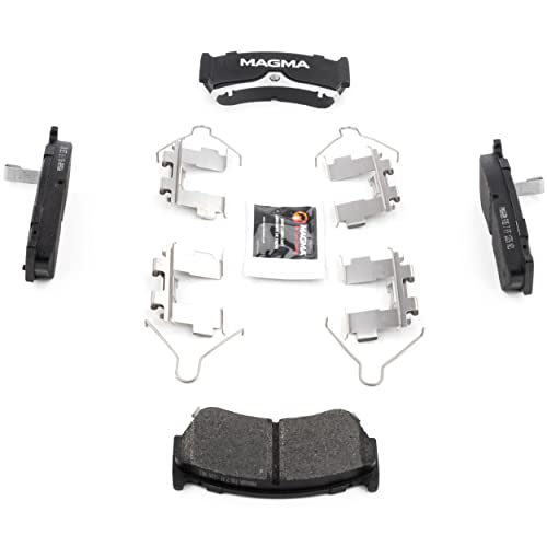 MAGMA Premium PMD668M Semi-Metallic Brake Pads, Front