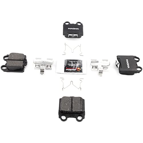 MAGMA Premium PMD771M Semi-Metallic Brake Pads, Rear