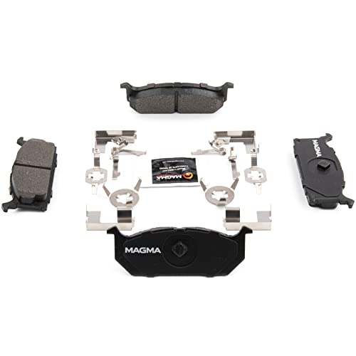 MAGMA Premium PMD420M Semi-Metallic Brake Pads, Front