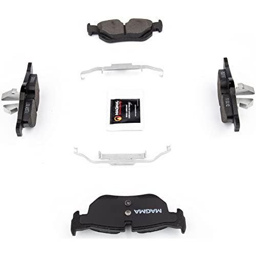 MAGMA Premium PMD1267M Semi-Metallic Brake Pads, Rear