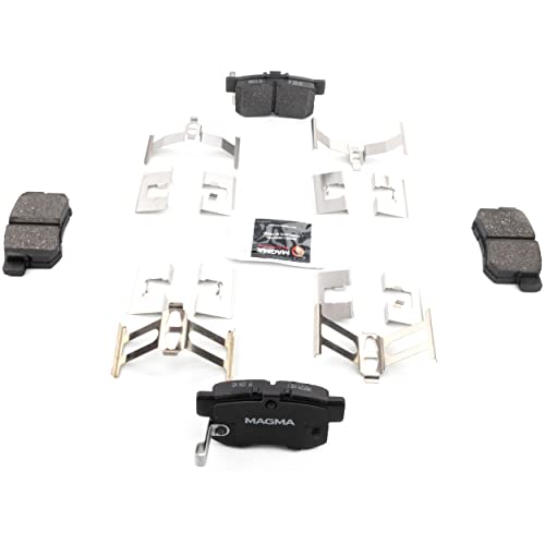 MAGMA Premium PMD537M Semi-Metallic Brake Pads, Rear