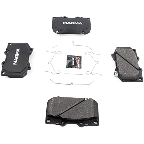 MAGMA Premium PMD812M Semi-Metallic Brake Pads, Front