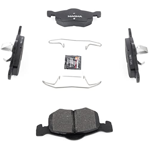 MAGMA Premium PMD843M Semi-Metallic Brake Pads, Front