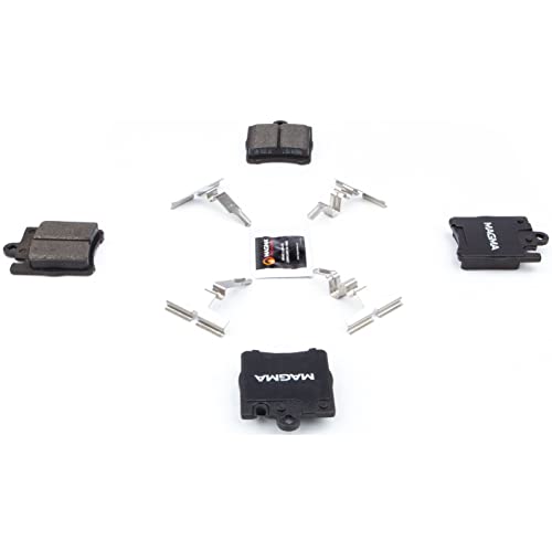MAGMA Premium PMD876M Semi-Metallic Brake Pads, Rear