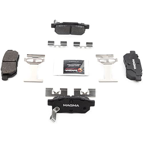 MAGMA Premium PMD374M Semi-Metallic Brake Pads, Rear