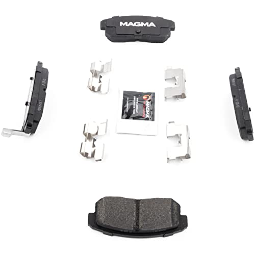 MAGMA Premium PMD900M Semi-Metallic Brake Pads, Rear