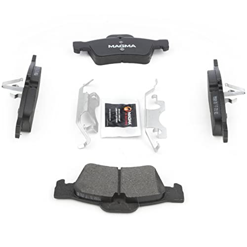 MAGMA Premium PMD986M Semi-Metallic Brake Pads, Rear