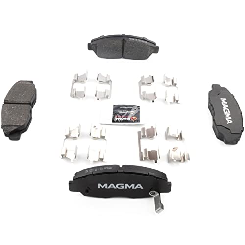 MAGMA Premium PMD764M Semi-Metallic Brake Pads, Front