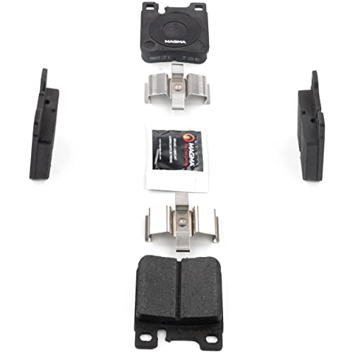 MAGMA Premium PMD603C Ceramic Brake Pads, Rear