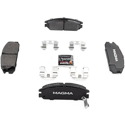 MAGMA Premium PMD334M Semi-Metallic Brake Pads, Front