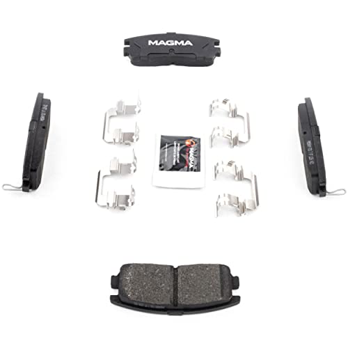 MAGMA Premium PMD580M Semi-Metallic Brake Pads, Rear