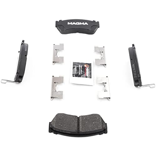 MAGMA Premium PMD451M Semi-Metallic Brake Pads, Front