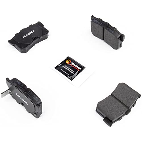 MAGMA Premium PMD1262C Ceramic Brake Pads, Rear