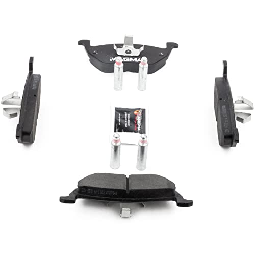 MAGMA Premium PMD1055M Semi-Metallic Brake Pads, Rear