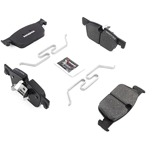 MAGMA Premium PMD1924M Semi-Metallic Brake Pads, Front