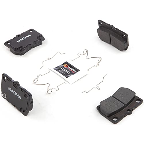 MAGMA Premium PMD1113C Ceramic Brake Pads, Rear