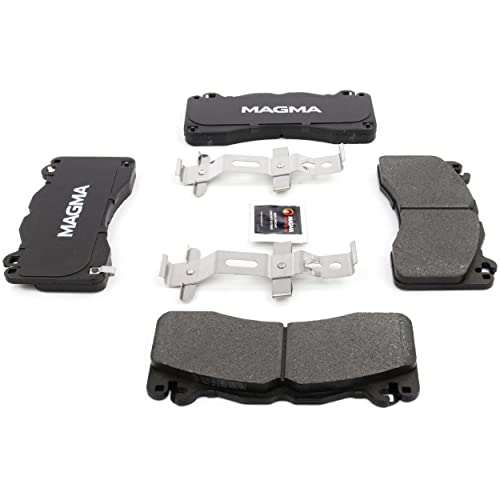 MAGMA Premium PMD1792M Semi-Metallic Brake Pads, Front