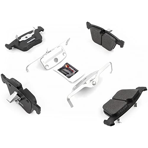 MAGMA Premium PMD1290M Semi-Metallic Brake Pads, Rear