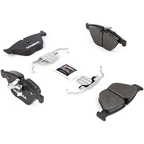 MAGMA Premium PMD1260M Semi-Metallic Brake Pads, Front