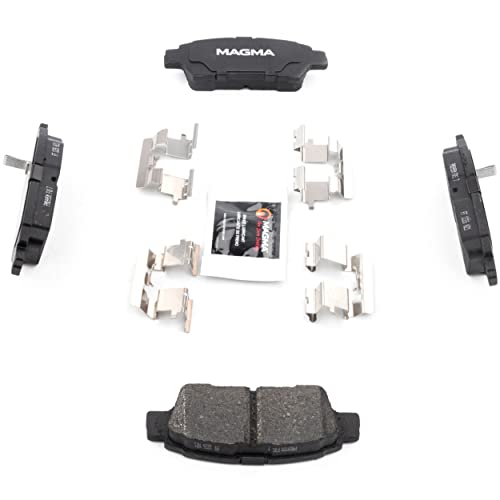 MAGMA Premium PMD995M Semi-Metallic Brake Pads, Rear