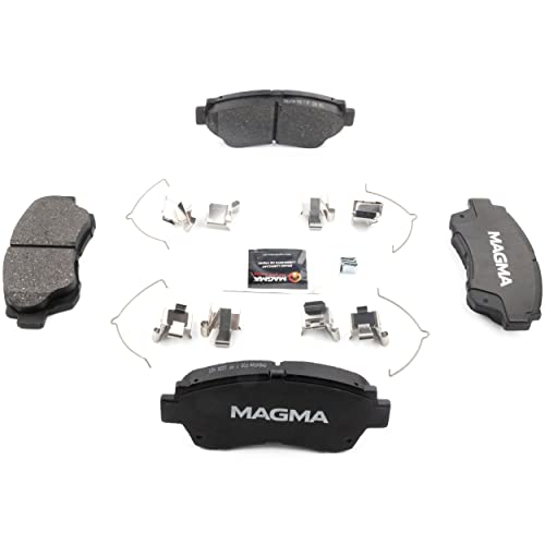 MAGMA Premium PMD476M Semi-Metallic Brake Pads, Front