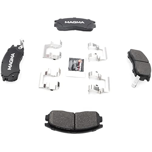 MAGMA Premium PMD484M Semi-Metallic Brake Pads, Front