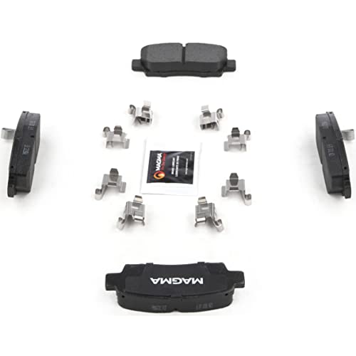 MAGMA Premium PMD672C Ceramic Brake Pads, Rear
