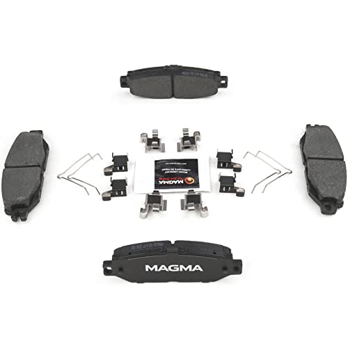 MAGMA Premium PMD613C Ceramic Brake Pads, Rear