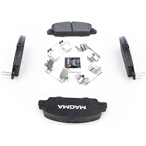 MAGMA Premium PMD1654C Ceramic Brake Pads, Front