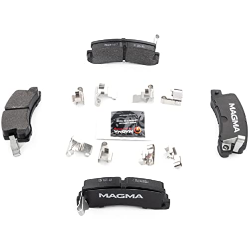 MAGMA Premium PMD325M Semi-Metallic Brake Pads, Rear