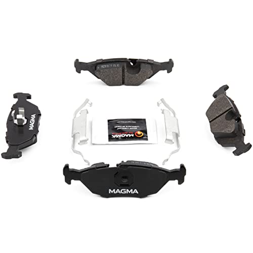 MAGMA Premium PMD279M Semi-Metallic Brake Pads, Rear