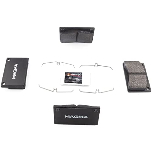 MAGMA Premium PMD43M Semi-Metallic Brake Pads, Front