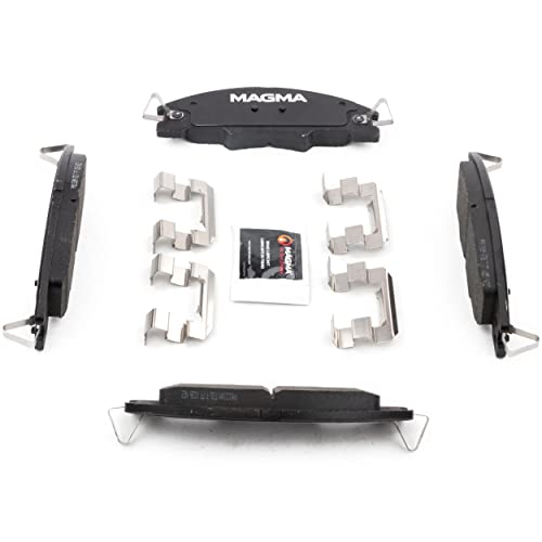MAGMA Premium PMD1339M Semi-Metallic Brake Pads, Front