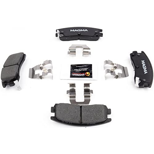 MAGMA Premium PMD714C Ceramic Brake Pads, Rear