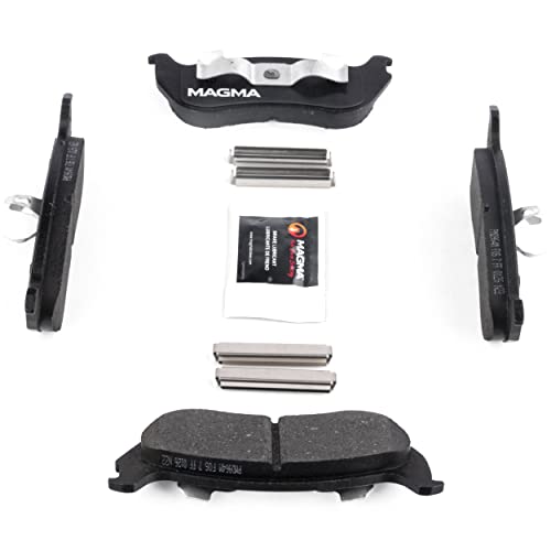 MAGMA Premium PMD964M Semi-Metallic Brake Pads, Rear