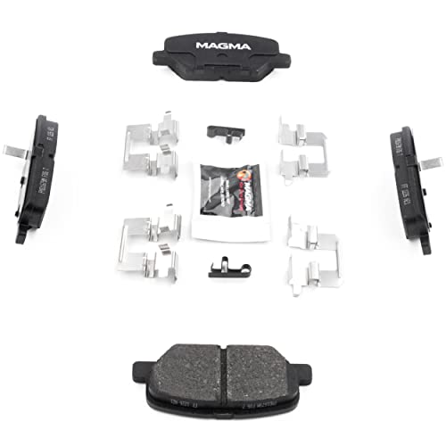 MAGMA Premium PMD1679M Semi-Metallic Brake Pads, Rear