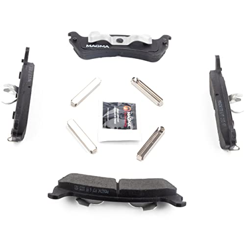 MAGMA Premium PMD667AC Ceramic Brake Pads, Rear