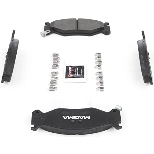 MAGMA Premium PMD522M Semi-Metallic Brake Pads, Front