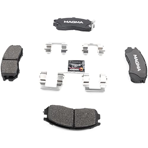 MAGMA Premium PMD484M Semi-Metallic Brake Pads, Front