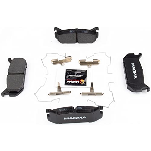 MAGMA Premium PMD584C Ceramic Brake Pads, Rear