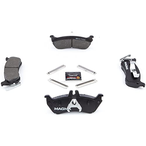 MAGMA Premium PMD875M Semi-Metallic Brake Pads, Rear