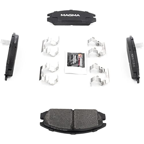MAGMA Premium PMD334M Semi-Metallic Brake Pads, Front