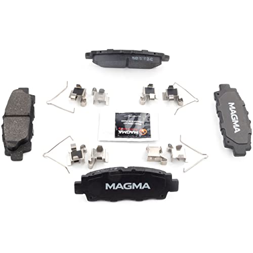 MAGMA Premium PMD488M Semi-Metallic Brake Pads, Rear