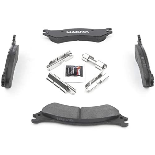 MAGMA Premium PMD802C Ceramic Brake Pads, Rear